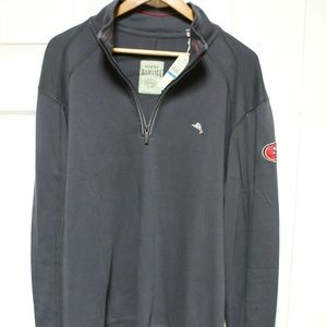 Tommy Bahama San Francisco 49ers Half Zip....NWT